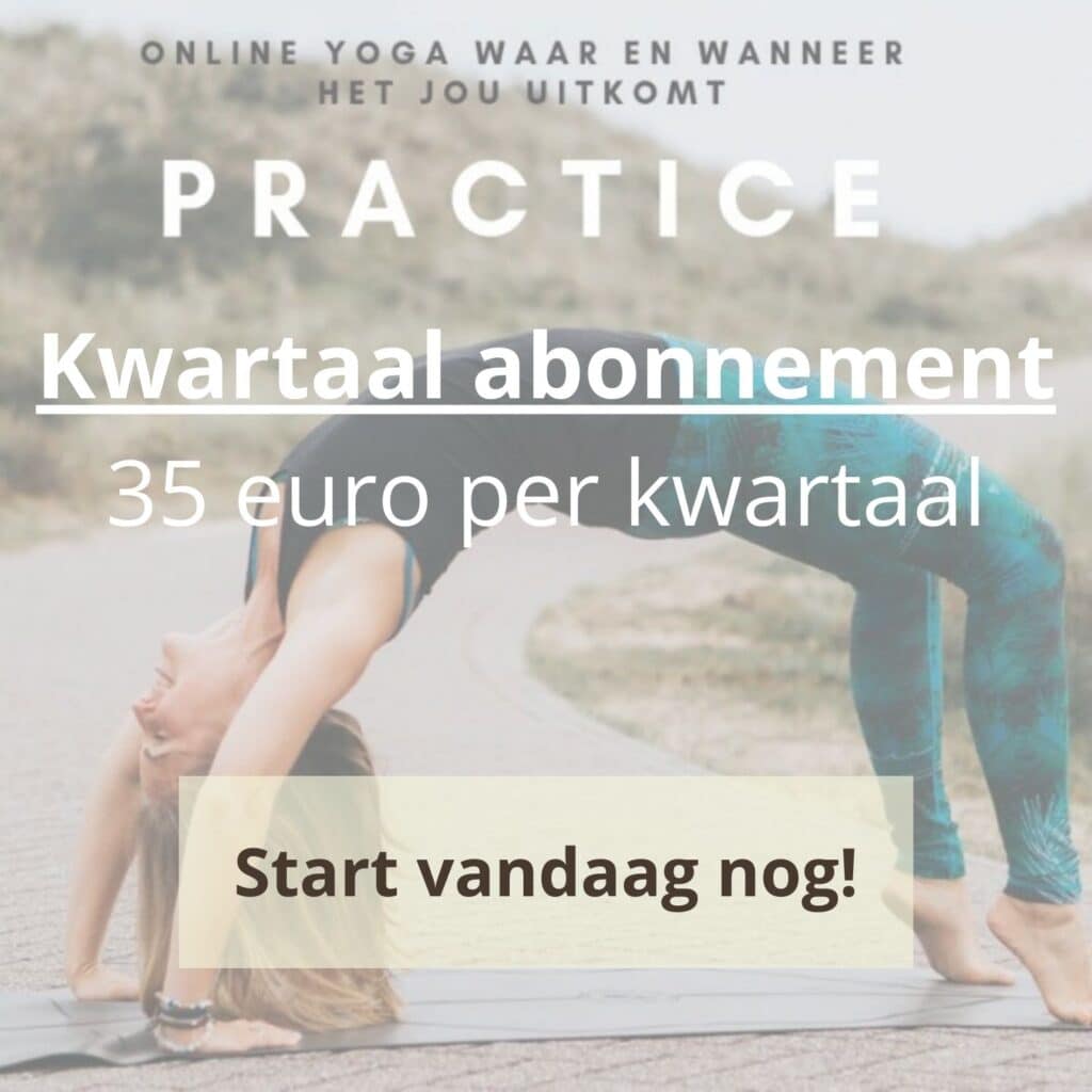Thuisyogacursus kwartaal abonnement call to action knop website.